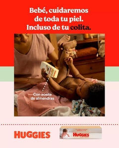 Crema Protectora HUGGIES Con Aceite de almendras SIN PARABENOS Hipoalergènica x 80 gr - Pañalera Wendy