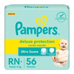 Pampers DELUXE PROTECTION Rn 56 + unidades Hipoalergènico con Indicador de humedad