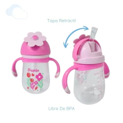 Vaso de Entrenamiento DISPITA Antiderrame con asas x 280 ml - comprar online