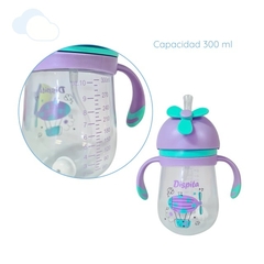 Imagen de Vaso de Entrenamiento DISPITA Antiderrame con asas x 280 ml