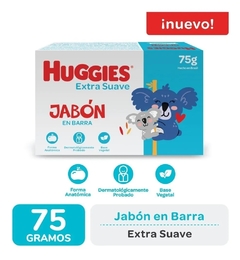 JABON EN BARRA HUGGIES EXTRA SUAVE