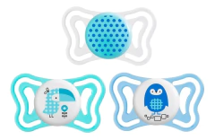 CHUPETE CHICCO PHYSIO FORMA 2 A 6 MESES X 2 UNIDADES LECHUZA Y TUCAN - comprar online