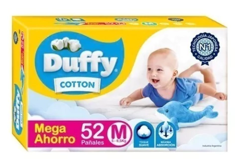 DUFFY COTTON TALLE M X 52 UNIDADES