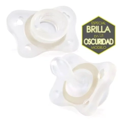 Chupete CHICCO PHYSIO FORMA 2 A 6 MESES Ortodóncico MINI-SOFT BLANCO - comprar online