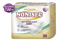 NONISEC MAXI REFUERZA PAÑAL X 20 UNIDADES