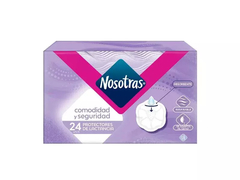 Protectores de Lactancia NOSOTRAS 24 COMODIDAD Y SEGURIDAD X 24 UNIDADES - comprar online