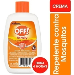 Repelente OFF FAMILY en crema x 60 gr
