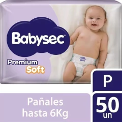 Babysec PREMIUM SOFT P 50 unidades HIPOALERGÈNICO