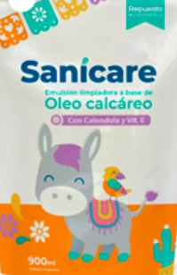 OLEO CALCAREO SANICARE x 900 ml Repuesto econòmico
