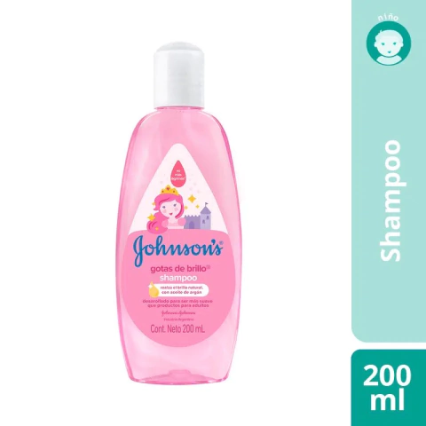 Shampoo JOHNSONS GOTAS DE BRILLO x 200 ml