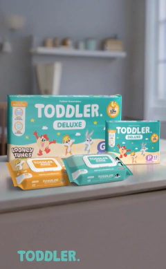 TODDLER DELUXE G 38 CINTURA ELASTIZADA GEL SUPER ABSORBENTE CIERRE ELASTIZADO - comprar online