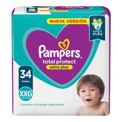 Pampers TOTAL PROTECT XXG 34 unidades EXTRA PLUS - comprar online