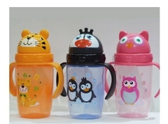 Vaso INFAN-TEC Con Asas cierre especial varios motivos y colores 6 meses + CON SORBETE