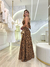 Vestido longo onça 