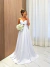 Vestido Zibeline com Amarração Branco