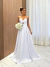 Vestido Zibeline com Amarração Branco - loja online