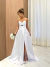 Vestido Zibeline com Amarração Branco na internet