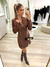 Vestido Manga Longa com Detalhes em Zíper - Puro Charme Store - Loja de Roupa Feminina 