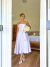 Vestido midi zibeline branco 
