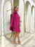 Imagem do Vestido Curto Crepe com Flor