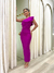 Vestido Prada Premium Ombro Só com Babado - loja online