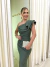Vestido Prada Premium Ombro Só com Babado