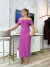 Vestido Midi Ombro a Ombro com Laço - comprar online