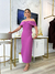 Imagem do Vestido Midi Ombro a Ombro com Laço