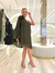 Vestido Crepe Musseline com Flor - comprar online