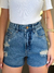 Short Jeans Destroyed Lavagem Escura