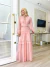 Vestido Longo Chiffon com Renda - comprar online