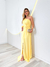 Vestido longo amarelo 