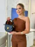 Bolsa Oval com Detalhe Dourado - comprar online
