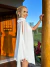 Vestido Curto Crepe com Flor - comprar online