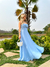 Vestido Tomara que Caia Azul Serenity