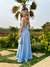 Vestido Tomara que Caia Azul Serenity
