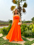 Vestido Tomara que Caia Laranja 
