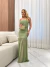 Vestido Longo de Tule Tomara que Caia