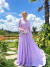 Vestido Crepe Musseline Manga Longa - comprar online