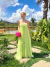 Vestido Longo Chiffon com Laço na internet