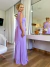 Vestido Longo Chiffon Plissado na internet