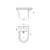 Bidet Ferrum Varese Blanco BJA3J B - El Mundo del Plomero SRL