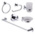 Accesorios Baño Peirano Set De 6 Piezas Linea 12000