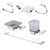 Accesorios Baño Peirano Set De 6 Piezas Linea 13000