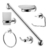 Accesorios Baño Peirano Set De 6 Piezas Linea 3000