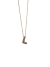 Colar Inicial L - Banho Ouro 18k