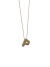 Colar Inicial P - Banho Ouro 18k