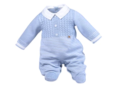 MACACÃO TRICOT ENZO AZUL