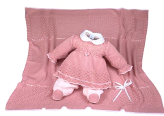 SAIDA MATERNIDADE VESTIDO TRICOT E MACACÃO LIZ PLUSH ROSÊ - comprar online