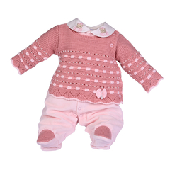 MACACÃO TRICOT MARIA ELIZA SUEDINE
